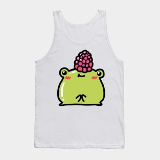 Frog with raspberry hat Tank Top